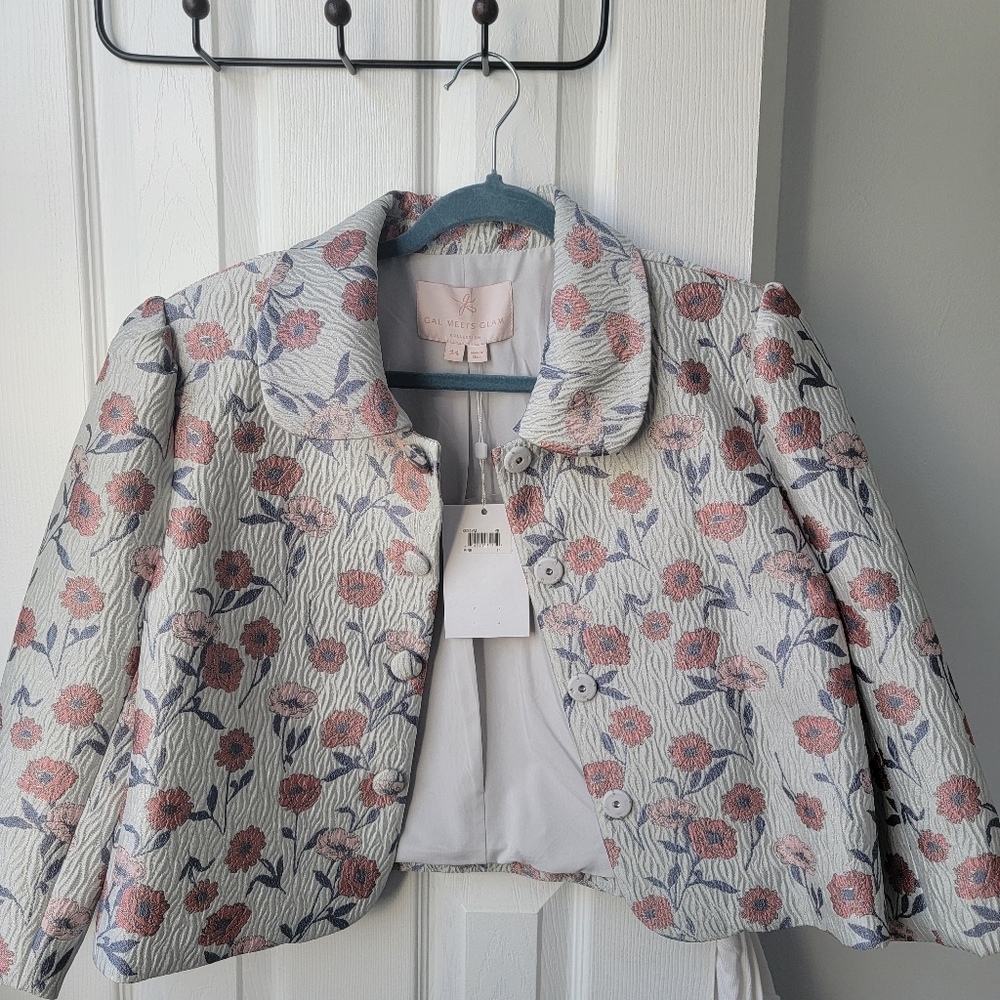 Floral Patterned Women's Jacket